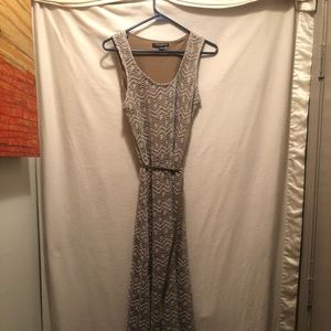 Sharagano crochet maxi dress